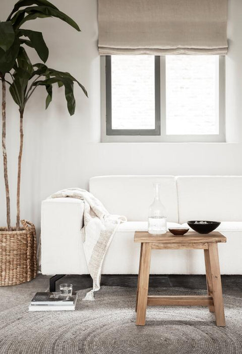 Stool Easy Rechthoekig - Teakhouten Krukje