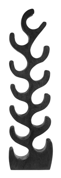 Grape Wijnrek Large - Zwart Suar Hout