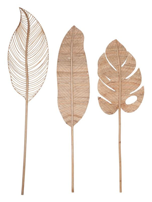 Peach Leaf Decoratie - Rattan - Bestel per 2 stuks