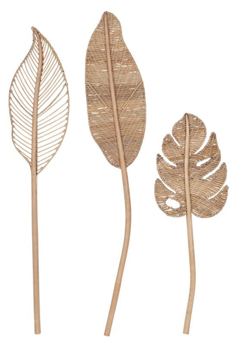 Peach Leaf SMALL - Rieten Decoratieblad (Bestel per 2)