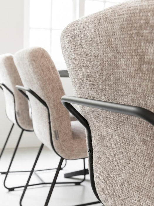 Zola Side Chair - Zandkleurig - Per 2 stuks