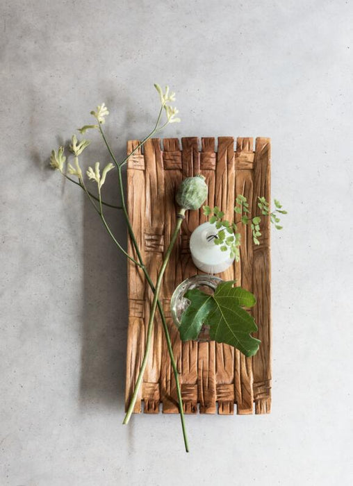 Tutti Frutti Tray - Teakhout - Set van 4