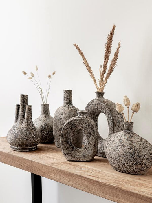 Vase Salda Small Stone - Terracotta