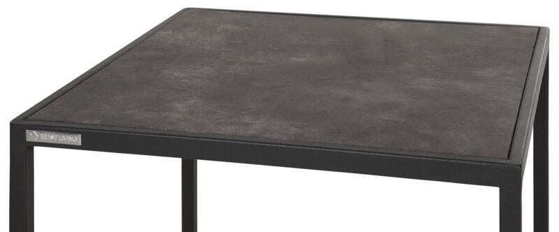 Bookrack Harmony - Zwart Metaal & Gerecycled Leder