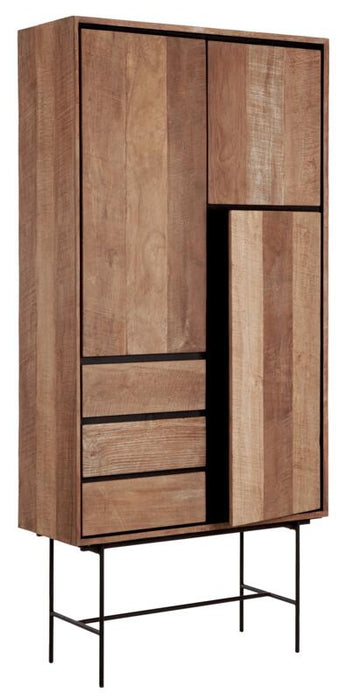 Metropole Hoge Kast - 3 Deuren & 3 Lades