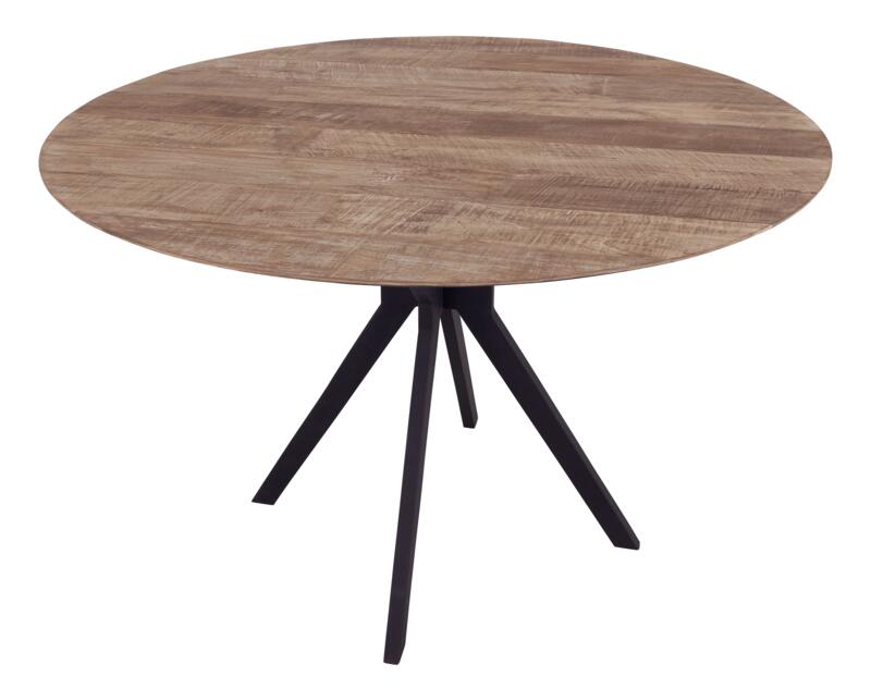Metropole Ronde Bartafel - Gerecycled Teakhout