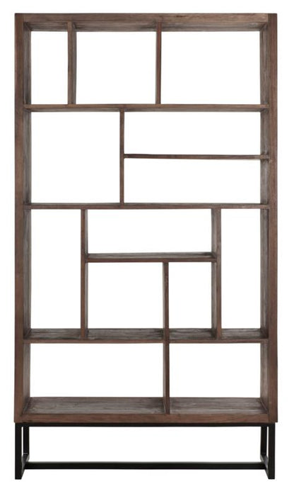 Timber Boekenkast met 13 Open Vakken