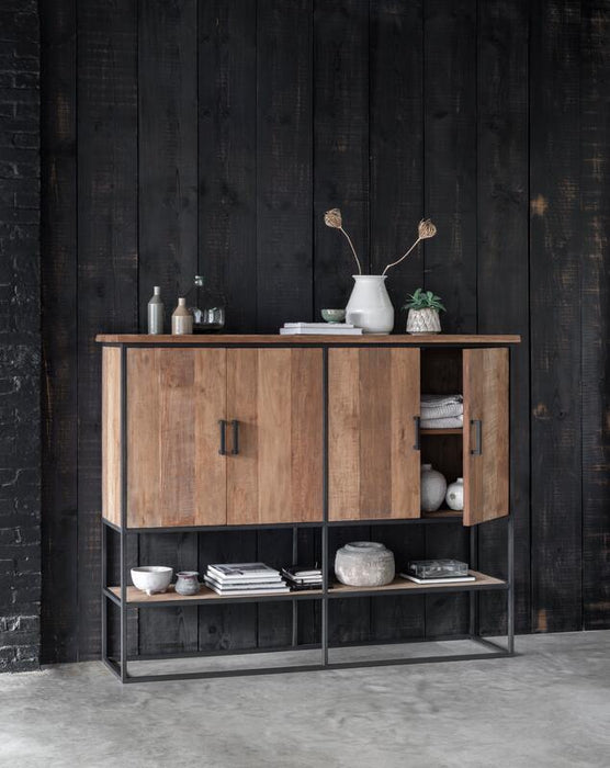 Beam Cabinet Large - 4 Deuren & Open Vak