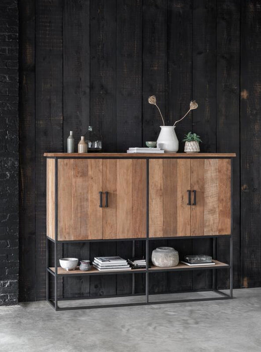 Beam Cabinet Large - 4 Deuren & Open Vak