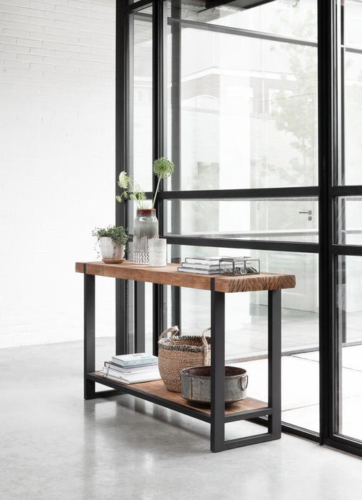 Beam Console Table - Gerecycled Teakhout