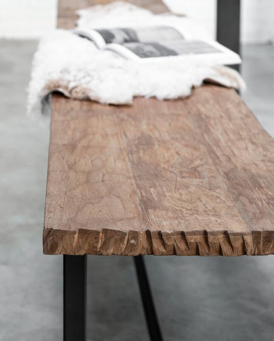 Bench Beam - Teakhouten bankje
