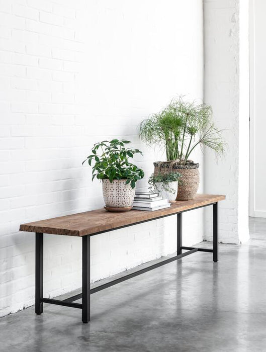 Beam Bank - Gerecycled Teakhout