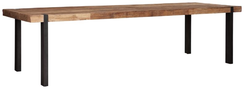 Beam Eettafel - 300x100 cm - Gerecycled Teakhout