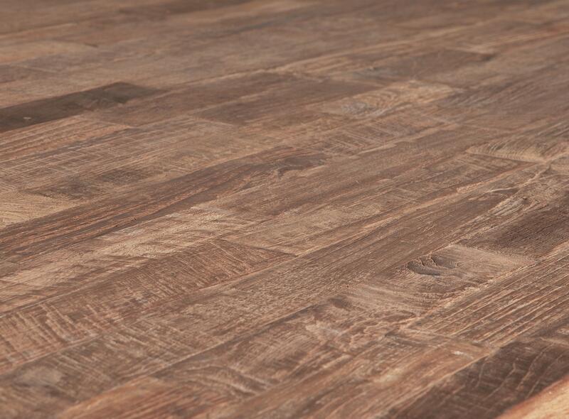 Tracks Eettafel - Gerecycled Teakhout