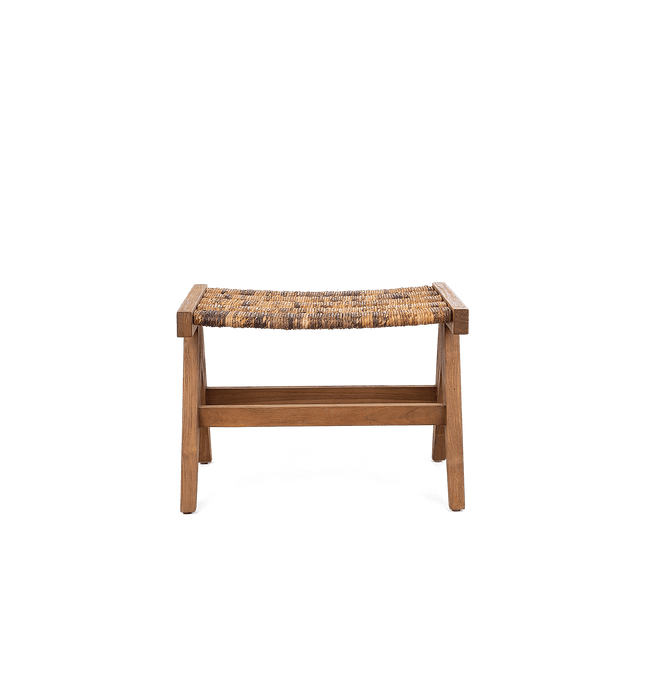 Caterpillar Brawny Voetenbank - Teak & Abaca