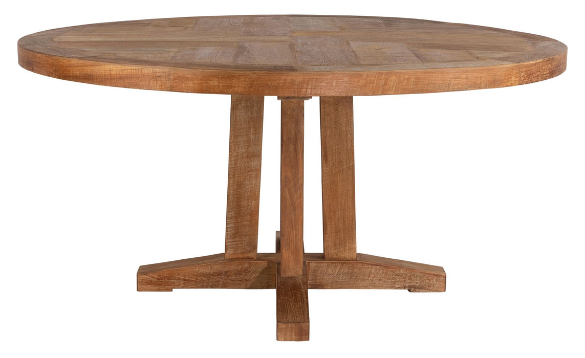 Castello Ronde Eettafel - Gerecycled Teakhout - Ø160cm