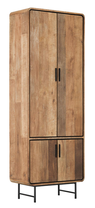Cupboard Evo - 4 Deurs Kast van Gerecycled Teakhout