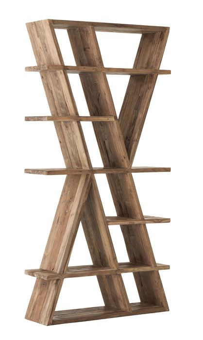 Boekenkast Zorro - Rustiek Teakhout