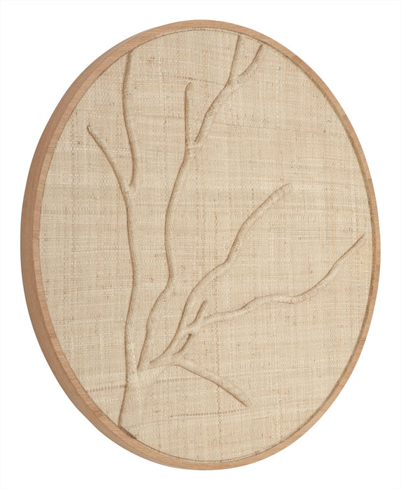 Wall Panel Jungle - Natuurlijk Geweven Palm - Ø85cm