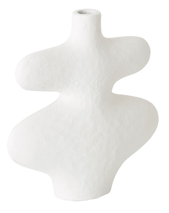 Vase La Femme Medium - Witte Fiber Cement Vaas