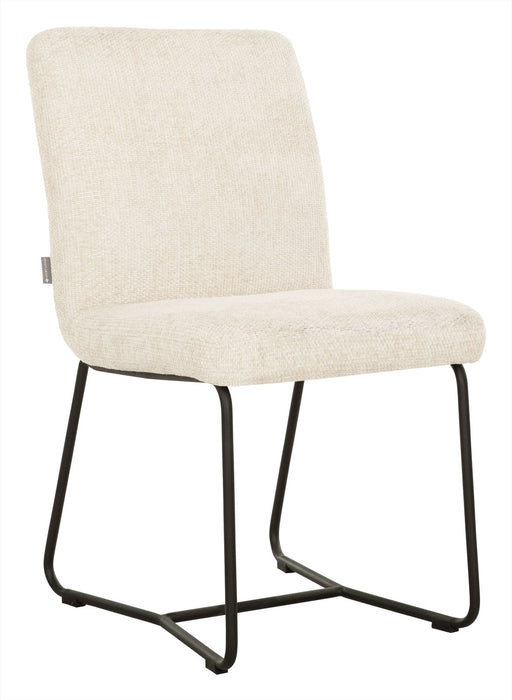 Zola Side Chair - Natuurlijk Hout & Stof - Per 2 stuks