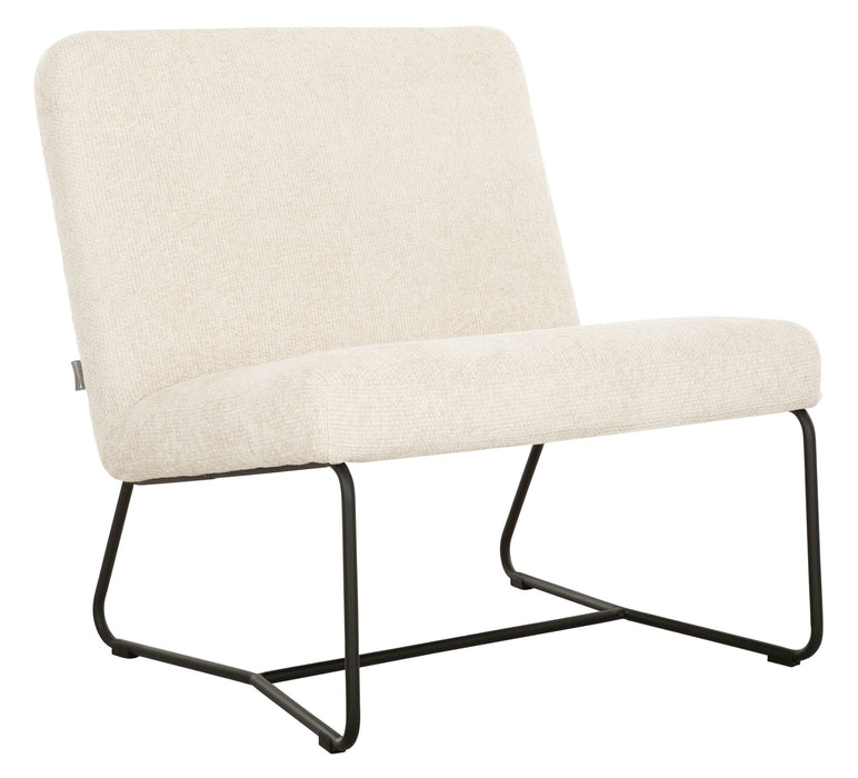 Zola Lounge Chair - Stof - Glossy Natural