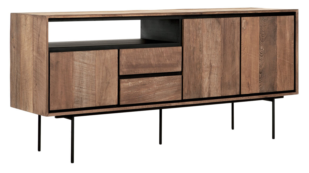 Metropole Low Dressoir - 3 Deuren, 2 Lades, Open Vak