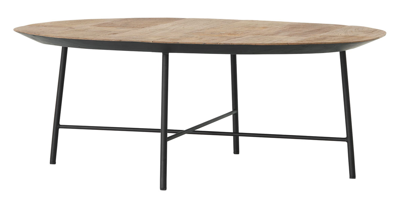 Coffee table Soho semi-round 90 TEAKWOOD
