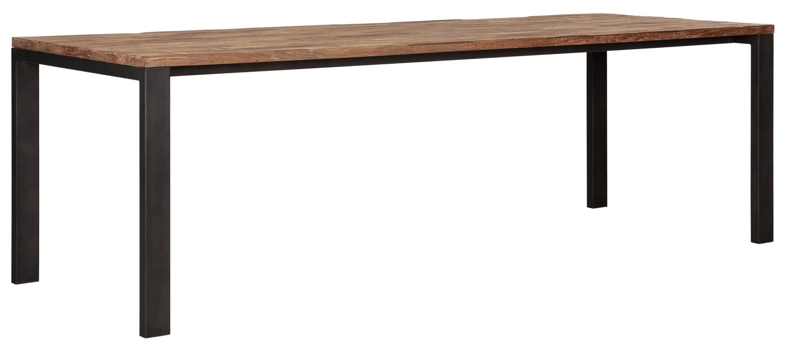 Eettafel Tracks - Gerecycled Teakhout
