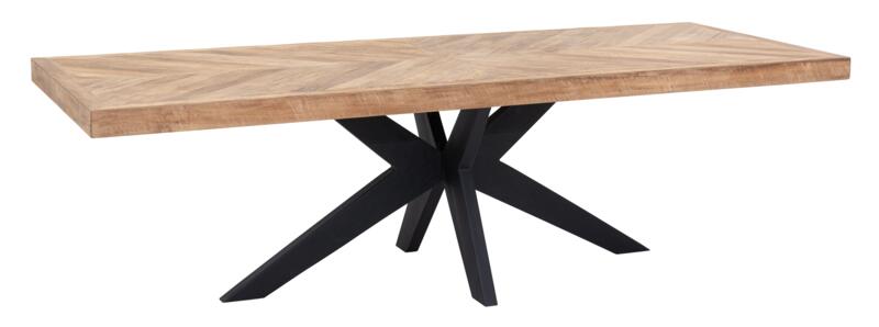 Einstein Eettafel Rechthoekig | Gerecycled Teakhout
