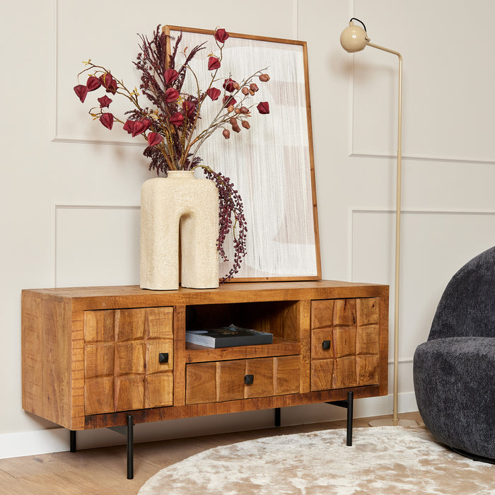 Tv-meubel Brandy - 120 cm - Mangohout