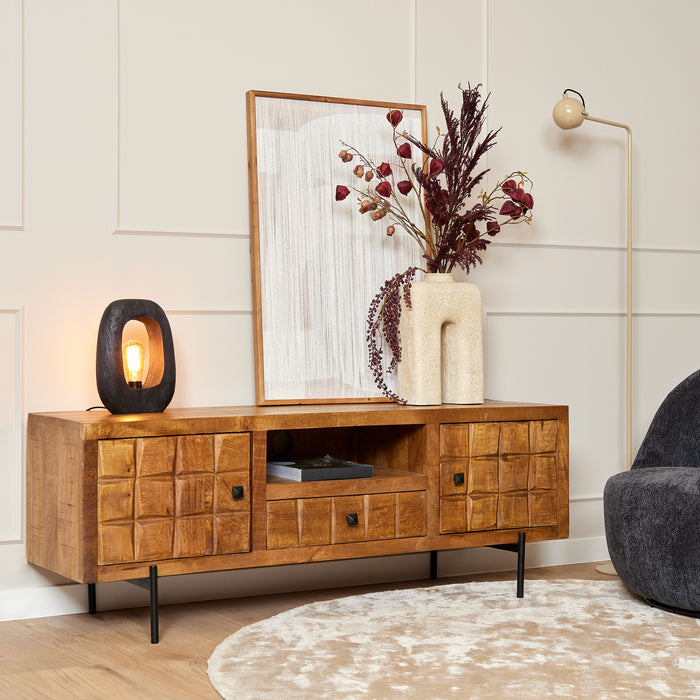 Tv meubel Brandy - 150 cm - Mangohout