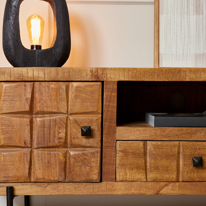 Tv meubel Brandy - 150 cm - Mangohout