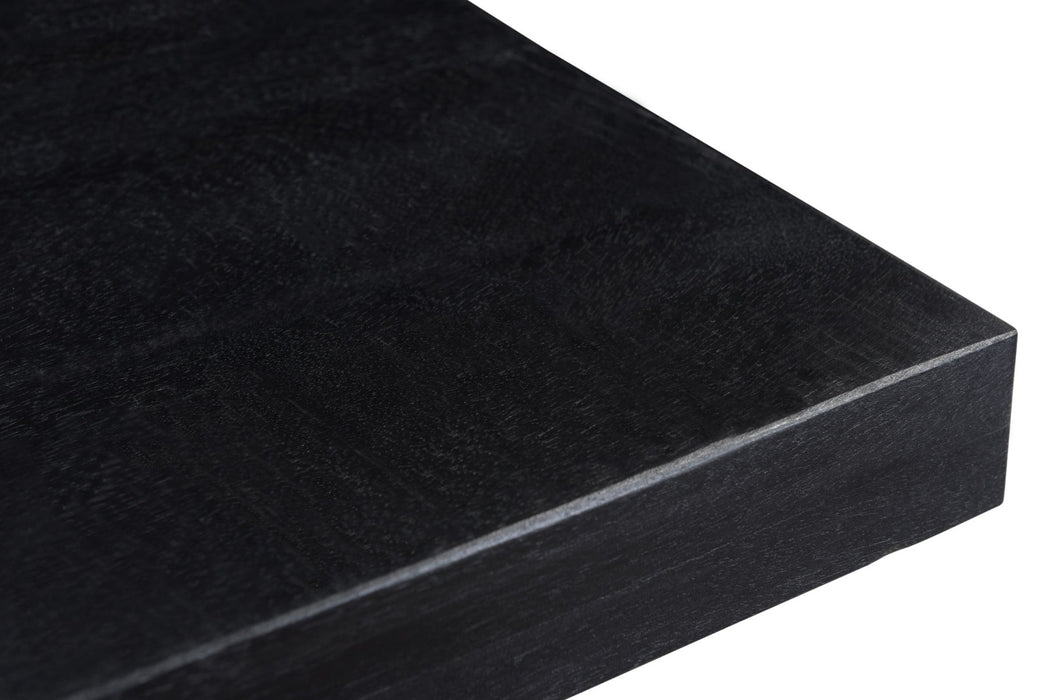 Kala Spider Eettafel - 240 cm - Mangohout & Zwart Staal