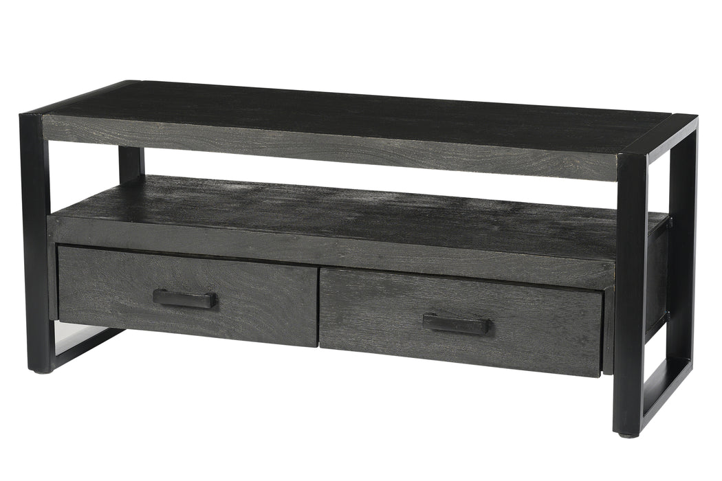 Norris 120 cm Kast | Zwart Mangohout | Livingfurn