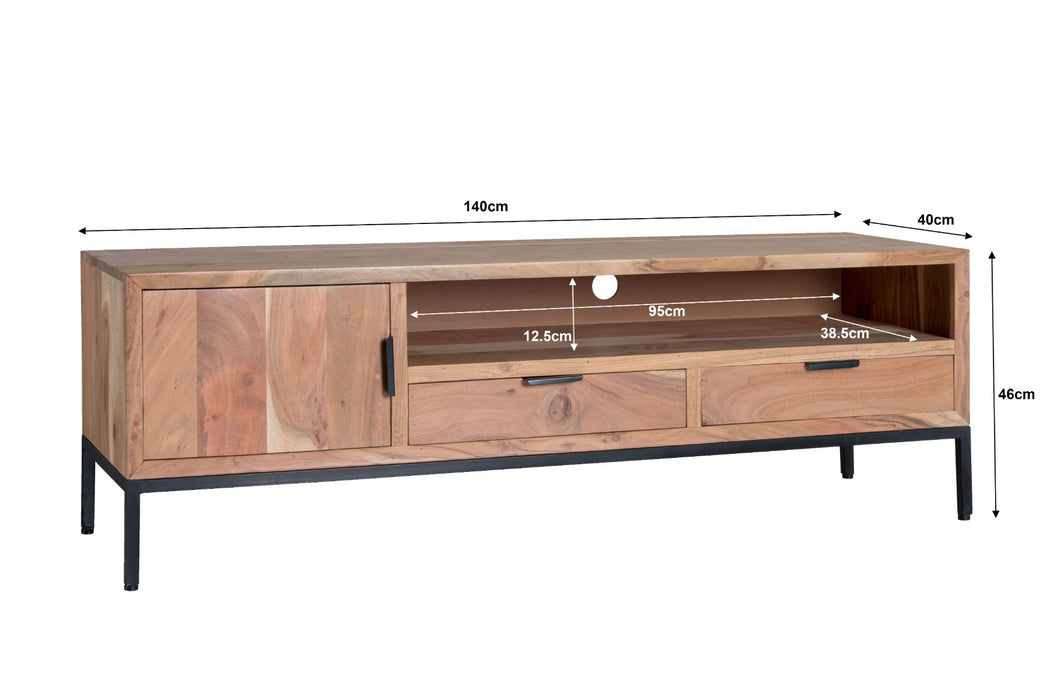 Oslo Acacia Kast 140 cm