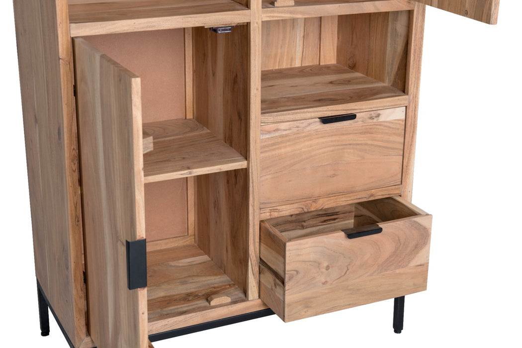 Oslo Acasia Kast - 86 cm - Livingfurn