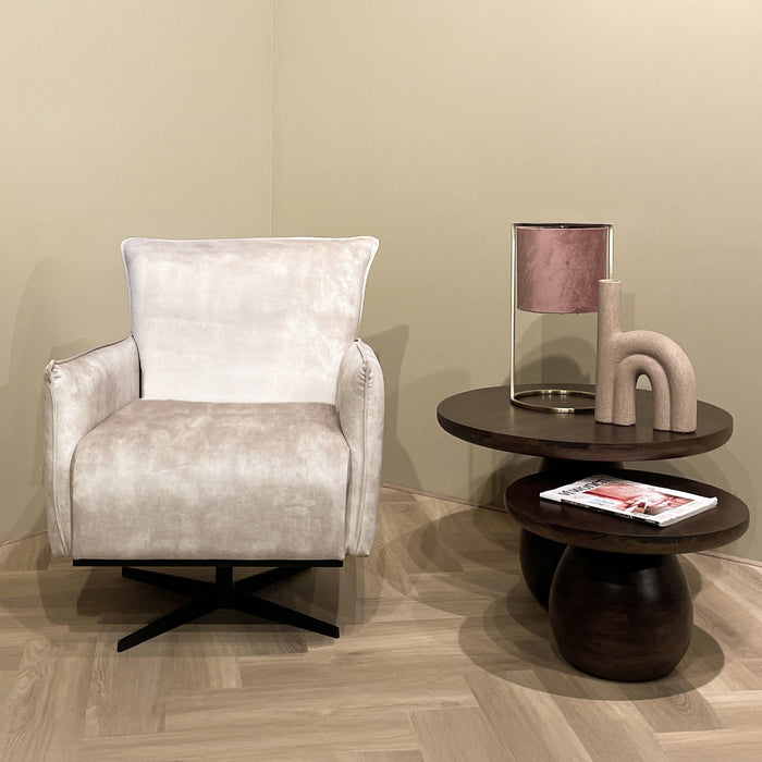 Philippe Fauteuil - Velvet - Livingfurn