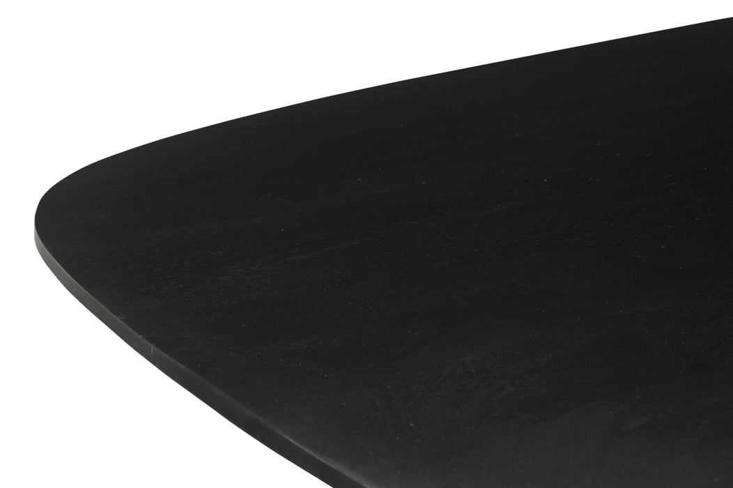 Jesper Danish Ovale Eettafel Zwart 180cm