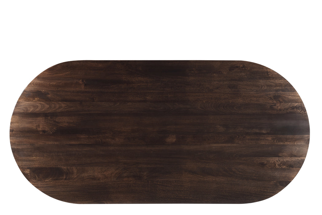 Salvator Eettafel Ovaal 300cm | Mangohout & Staal