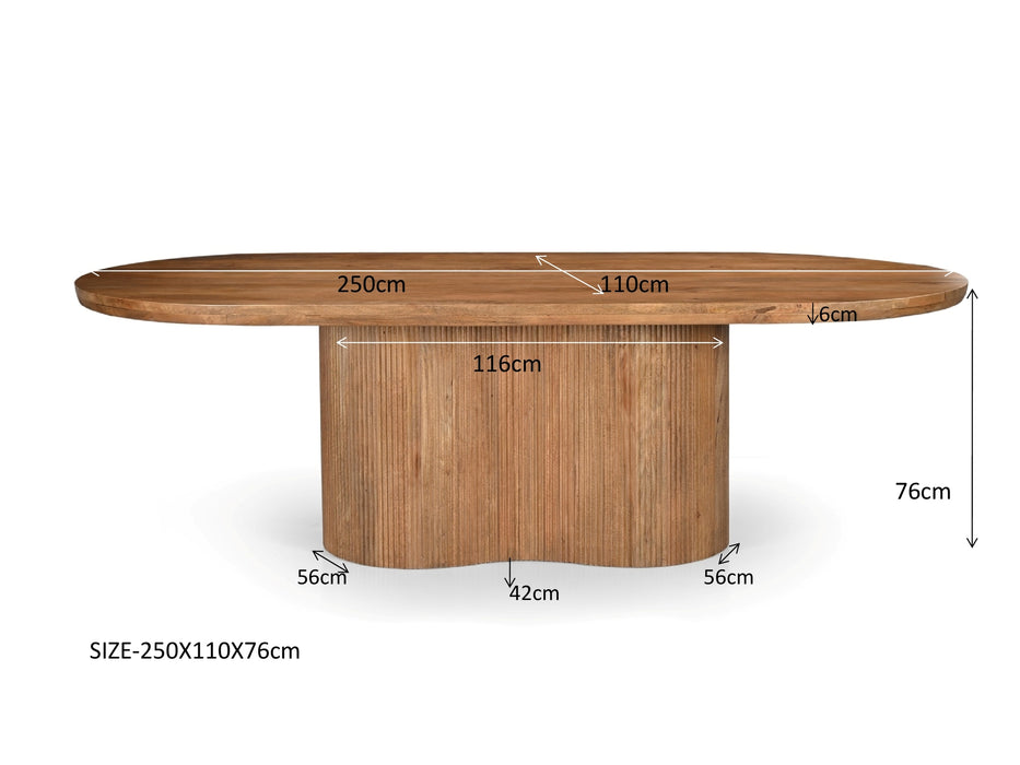 Sevilla Eetkamertafel - 250cm
