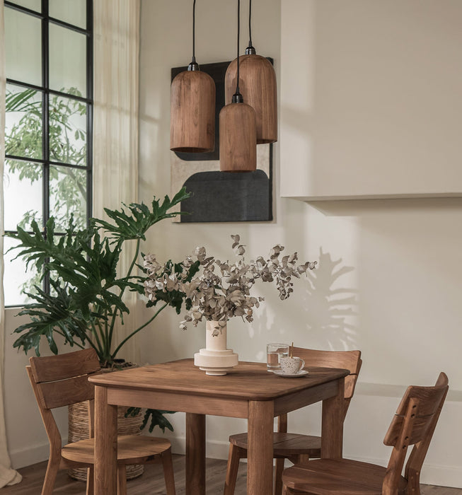 Bullet Wood Lamp Shade - Teakhouten Lampenkap
