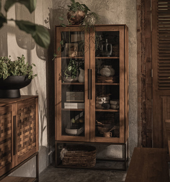Karma Pure Cabinet 2 Glass Doors
