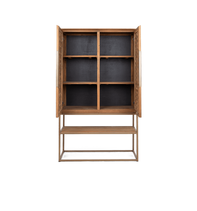 Karma Pure Cabinet 2 Doors 1 Open Rack