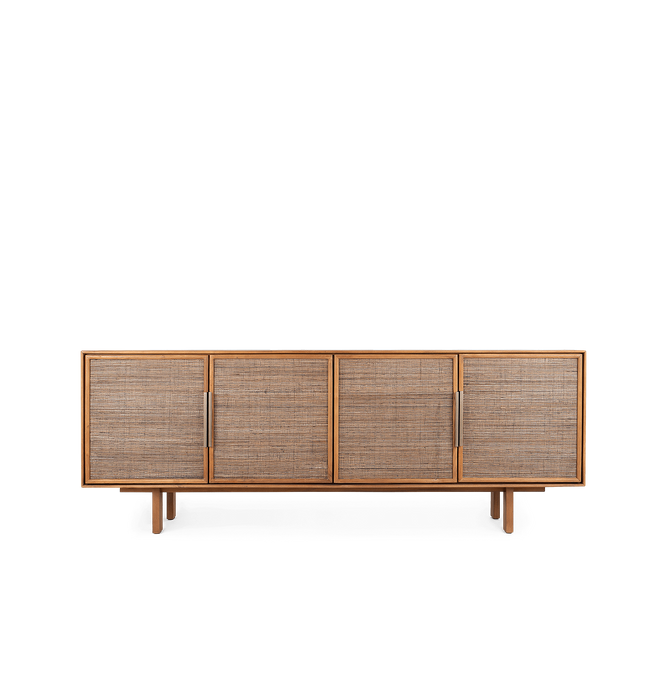 Grace Dressoir - Teak Hout & Handgemaakte Details