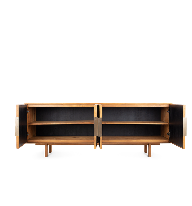 Grace Dressoir - Teak Hout & Handgemaakte Details