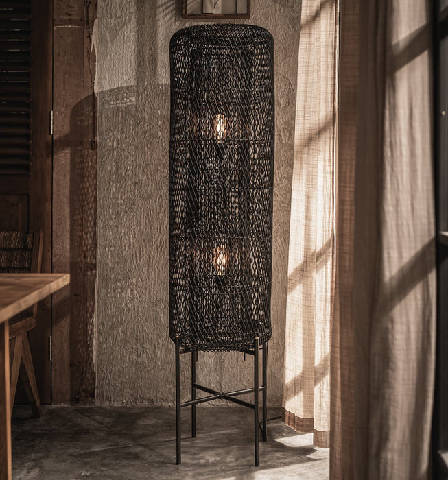 Chunk Standing Lamp Charcoal
