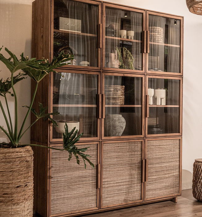 Hopper Display Cabinet 3 Doors