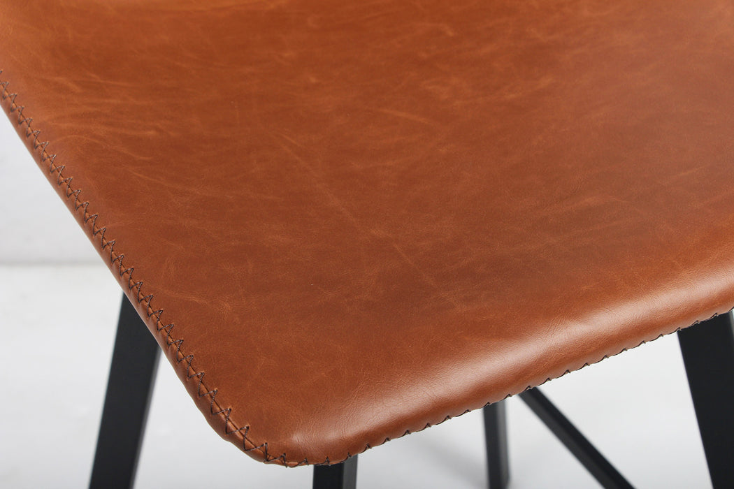 Counterstoel 'Ozan' PU Cognac (2 per doos)