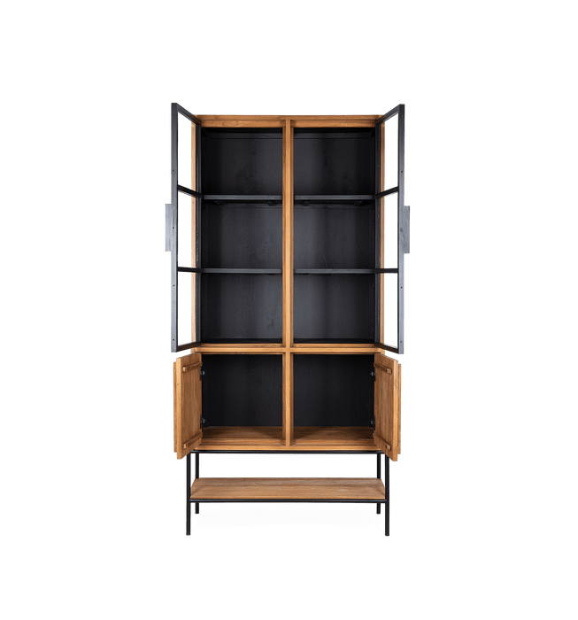 Outline Cabinet met 4 deuren en open vak
